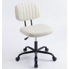 DOMETOUR Adjustable Height 360° Rolling Swivel Computer Task Chair without Arm - 2 of 4