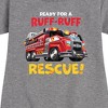 - Paw Patrol - Marshall Ruff Ruff Rescue Graphic Short Sleeve Fleece Dress - 2 of 4