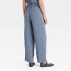 Women's High-Rise Satin Side Striped Straight Trousers - A New Day™ - 2 of 3