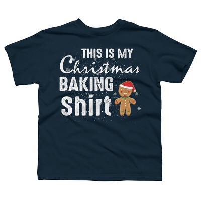 Boy's Design By Humans Gingerbread Christmas Baking Shirt By shirtpublic T-Shirt