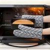 REGALWOVEN Oven Mitts and Pot Holders Sets 4Pcs, Kitchen Oven Gloves, Heat Resistant Oven Mitts and Pot Holders for Kitchen - 3 of 4