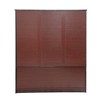 Keloyid Seusar Brownish Black Wood 61.42 in. Armoire with 4 Drawers, 2 Mirror, Hanging Rod and Shelves - 4 of 4