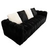Corduroy Multi-Seat Sofa,Two-Seater with Solid Wooden Frame,Elegant Neutral Tones for Living Rooms and Offices - The Pop Home - 4 of 4