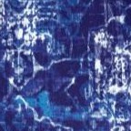 blue medallion print