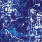 blue medallion print
