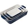 Kook Ceramic Baking Dishes, Set of 3 - 3 of 4