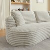 120.9" Chenille Curved L-Shaped Modular Sectional Sofa with Right Chaise - 3 of 4