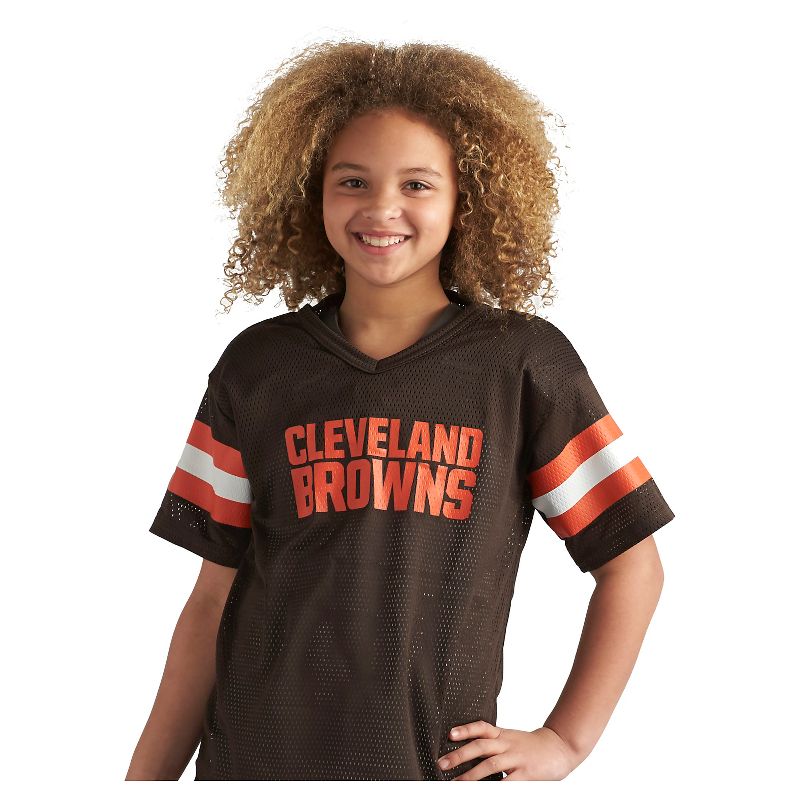 Franklin Sports NFL Cleveland Browns Deluxe Uniform Set, 2 of 4
