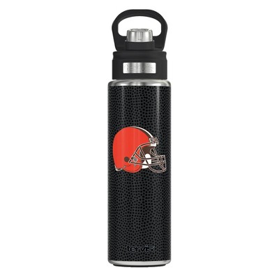 New NFL Cleveland Browns 16oz Black Water Bottle W/ Wrist Strap 13