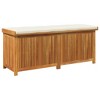 vidaXL Cushion Box Brown Solid Acacia wood 59.1 x 19.7 x 23.8 in Storage - 2 of 4