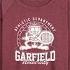 Women's - Garfield - Tennis Lightweight French Terry Wide Neck Long Sleeve Shirt - 2 of 4