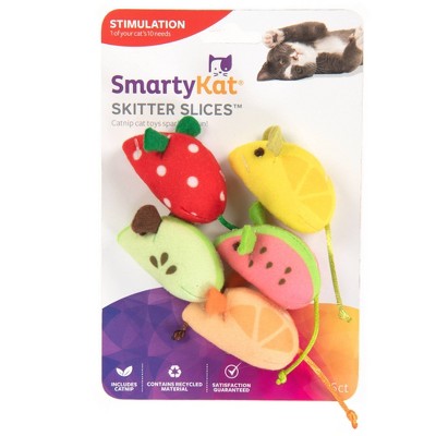 SmartyKat Skitter Slices Cat Toy - 5pk