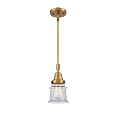 Canton - 1 Light Stem Hung Mini Pendant In Industrial Style-11.13 Inches Tall and 6.5 Inches Wide