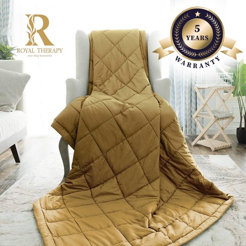 Gold weighted blanket new arrivals