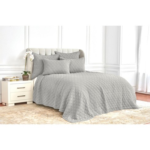 EY Essentials Emory Pewter Queen Quilt - image 1 of 4