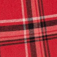 vivid red plaid