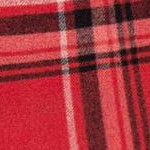 vivid red plaid