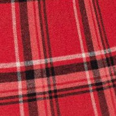 vivid red plaid