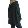 Women's V - Neck Oversized Knit Sweater - TEMPO PARIS - 2 of 3