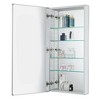 Fine Fixtures Bathroom Medicine Cabinet - Single Door, Recessed/Surface Mount - Right/Left Hinged - Mirrored Interior - 3 of 4
