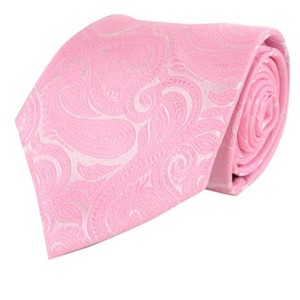 Men's Paisley Microfiber Woven Wedding Neckties - 1 of 4