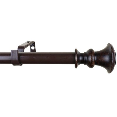 Urbanest 1-inch Tavo Adjustable Drapery Curtain Rod - 7 Finishes ...
