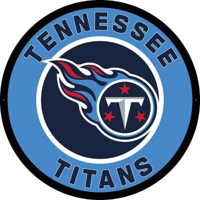 Evergreen Ultra-thin Edgelight Led Wall Decor, Round, Tennessee Titans ...