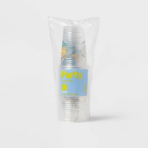 Disposable Clear Cups - Floral - 18oz/30ct - up&up™ - 1 of 3