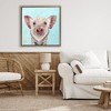 Stupell Industries Babe Screen Piglet Floating Frame Canvas Art - 3 of 4
