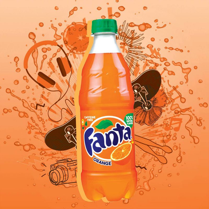 Fanta Orange Soda - 20 fl oz Bottle, 4 of 10