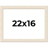 PosterPalooza | 22x16 Wide Barnwood Picture Frame, UV Acrylic, 6 Finishes - Grey, Brown, White, and Black - 2 of 4
