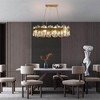 Siljoy Luxora Dual-tone Crystal Chandelier - 2 of 4
