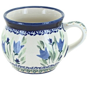 Blue Rose Polish Pottery 910 Zaklady Bell Shaped Mug - 1 of 2