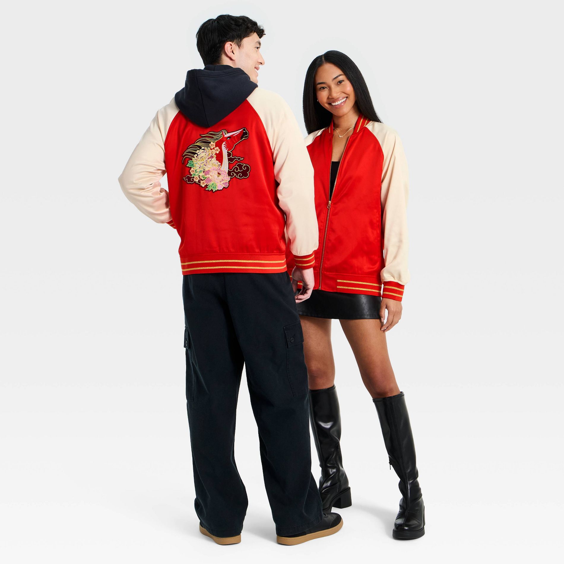 Lunar New Year Adult Jacket - Red