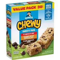 Chewy Variety Pack Bars - 30ct