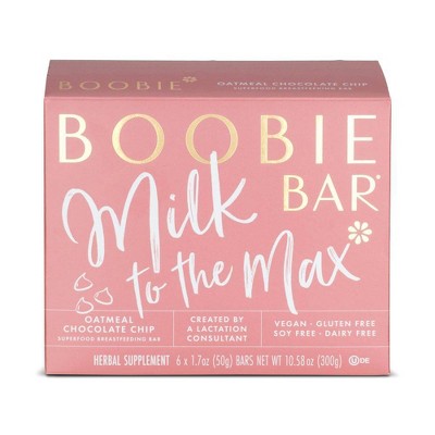 Photo 1 of Boobie Bar Superfood Lactation Bar Oatmeal Chocolate Chip - 1.7oz/6ct