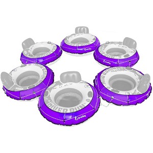 Bradley 6 Pack Heavy Duty River Tube Cover Only; Made in USA; Compatible with Intex River Run 53" Tubes - 1 of 1