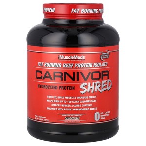 MuscleMeds Carnivor Shred™, Hydrolyzed Protein, Chocolate, 4.35 lbs (1,977 g) - 1 of 4