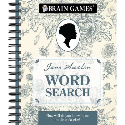 Brain Games - Jane Austen Word Search, 1 - by  Publications International Ltd & Brain Games (Spiral Bound)