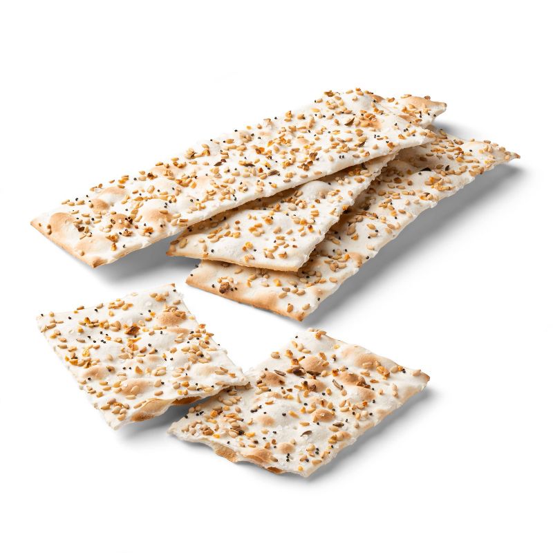 Flatbread Crackers Everything Seasoned - 5oz - Good &#38; Gather&#8482;, 3 of 9
