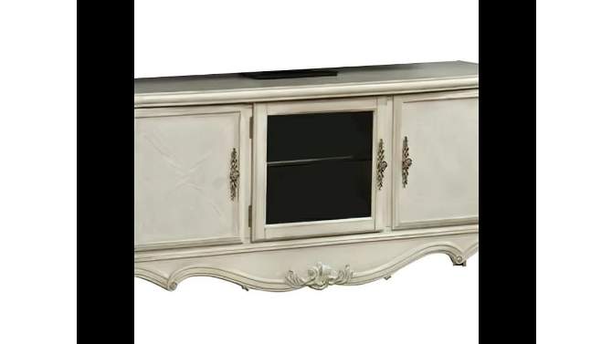 74&#34; Versailles TV Stand for TVs up to 72&#34; Antique Platinum - Acme Furniture, 2 of 8, play video