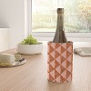 June Journal Triangular Lines in Terracotta Wine Chiller - Deny Designs - 2 of 2