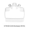 Unique Bargains Pastry Cutter Christmas Hat-Shaped Dishwasher Safe Stainless Steel Silver Tone 1Pcs - 3 of 4