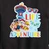 Boys' - Paw Patrol - Life Is An Adventure Graphic Long Sleeve Fleece Sweatshirt - 2 of 4