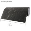 Unique Bargains Living Room Floor Self-adhesive Skirting Black Marble Wall waistline border Sticker 16.4 Ft - 2 of 4