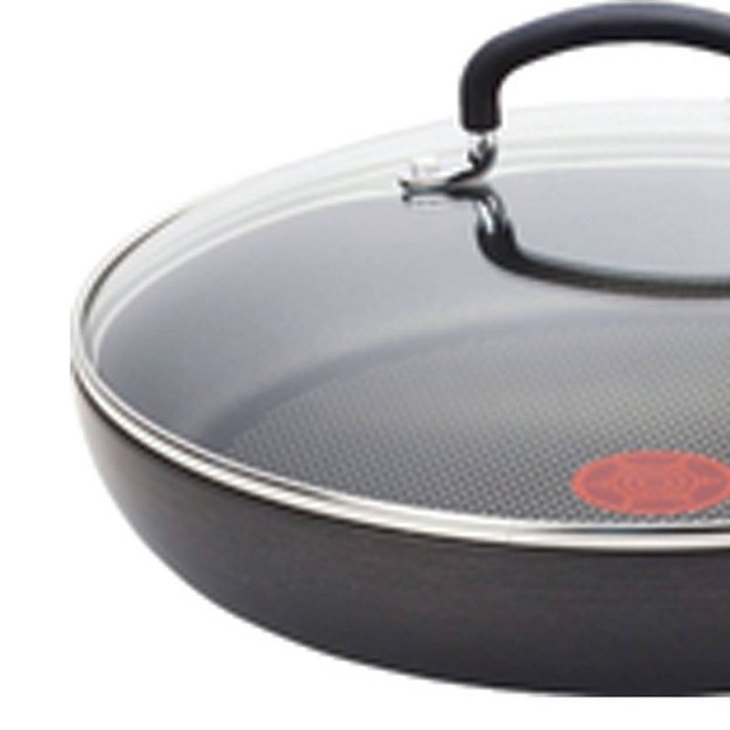 T-fal 12&#34; Frying Pan with Lid Ultimate Hard Anodized Nonstick Cookware Gray, 3 of 12