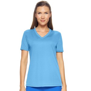 Expert Brand USA-Made Women's Oxymesh™ V Neck Athletic T-Shirt - 1 of 4