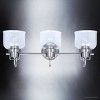 Urban Ambiance Luxury Modern Farmhouse Bath Light,  9''H x 24''W,  Brushed Nickel Finish, ULB2033 - 4 of 4