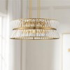 Vienna Full Spectrum Melwick Soft Gold Chandelier Lighting 28" Wide Modern Crystal Hourglass Shade 12-Light Fixture for Dining Room Kitchen Island - 2 of 4
