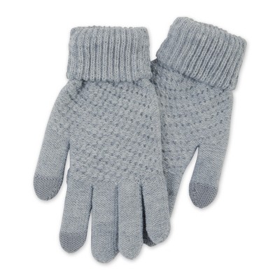 Hadley Wren Bailey Knit Gloves - Gray